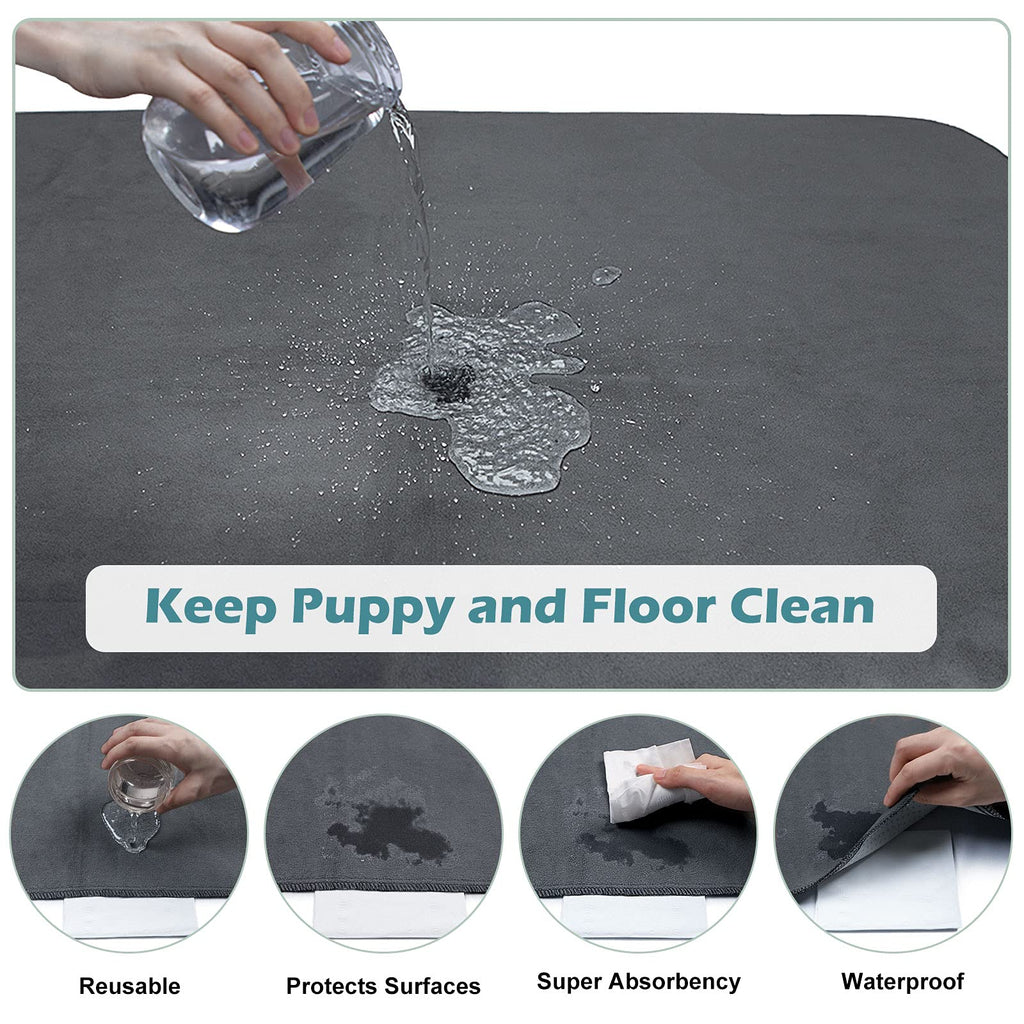 Washable Dog Pee Pad, 72 x 72 in, Reusable, Non-Slip, Extra Large