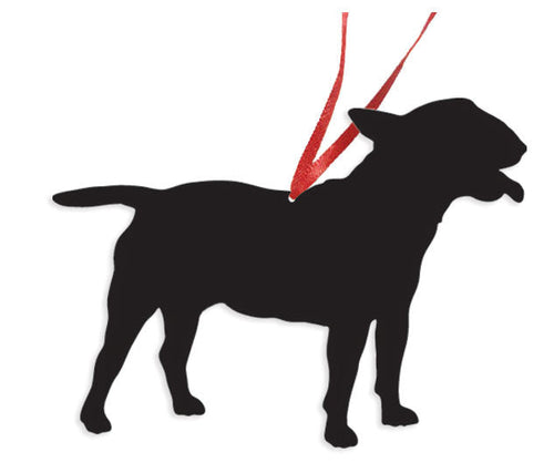 Bull Terrier Plant Stake