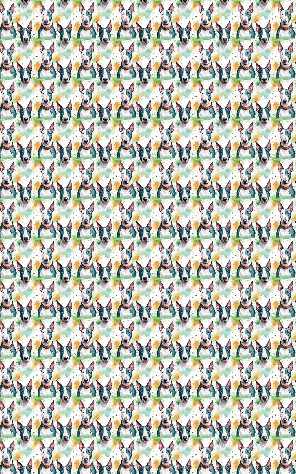 Bull Terrier Tumbles Wrapping Paper