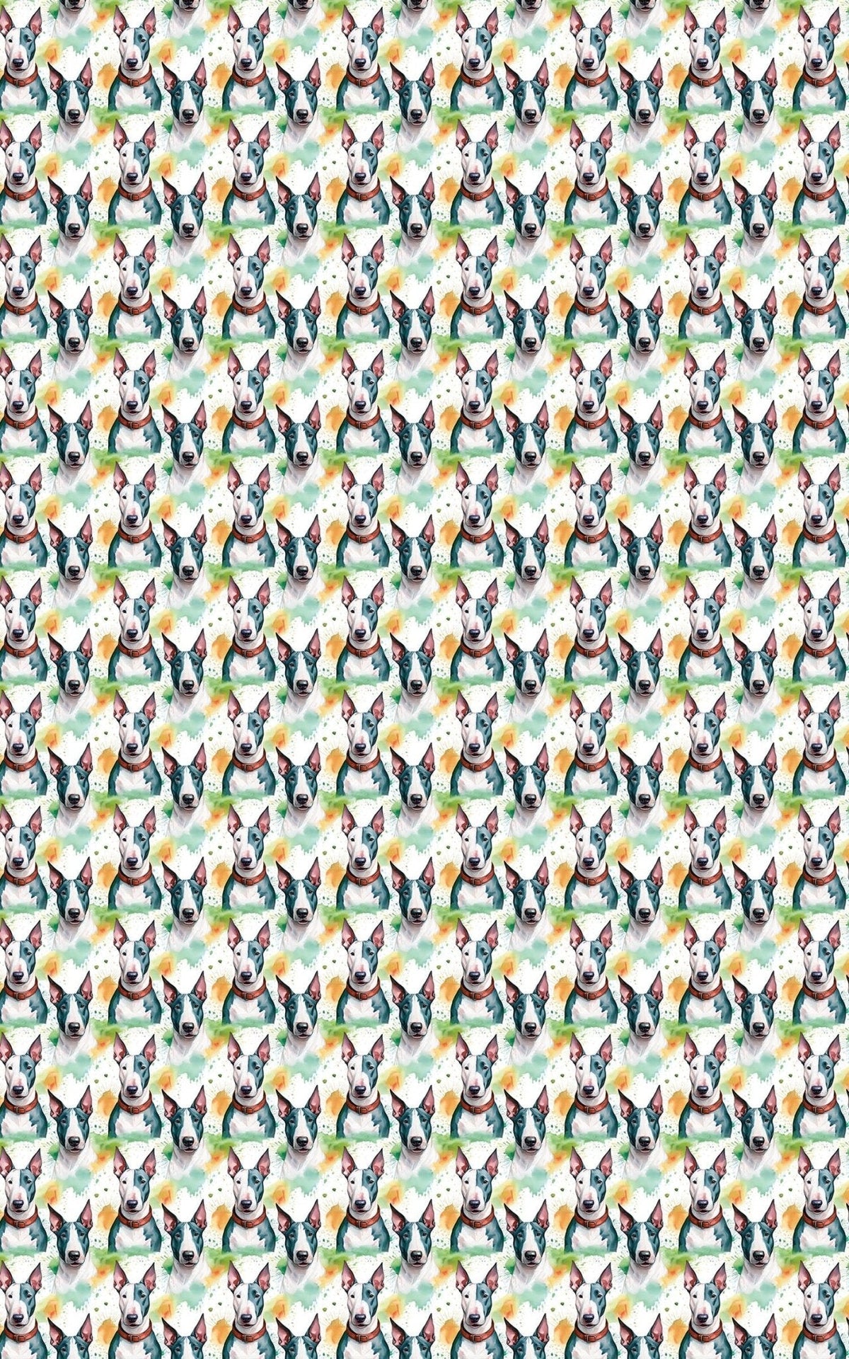Bull Terrier Tumbles Wrapping Paper