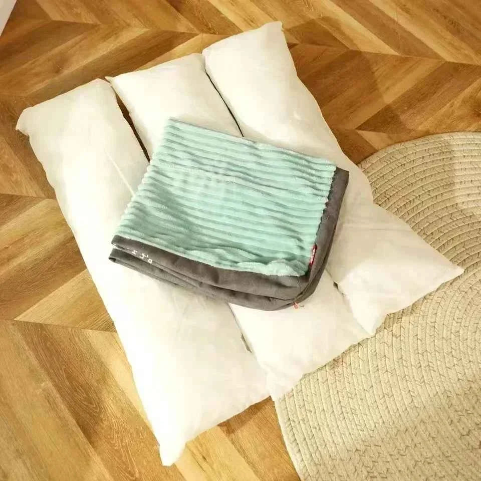 Large Dog Mat Corduroy Pillow Bed – Thicken Washable Sofa Pad for Medium & Large Dogs, 6 Colors & 3 Sizes