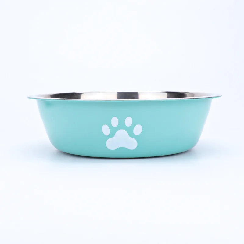 Stainless Steel Dog Pet Feeding Bowl Anti Slip Base